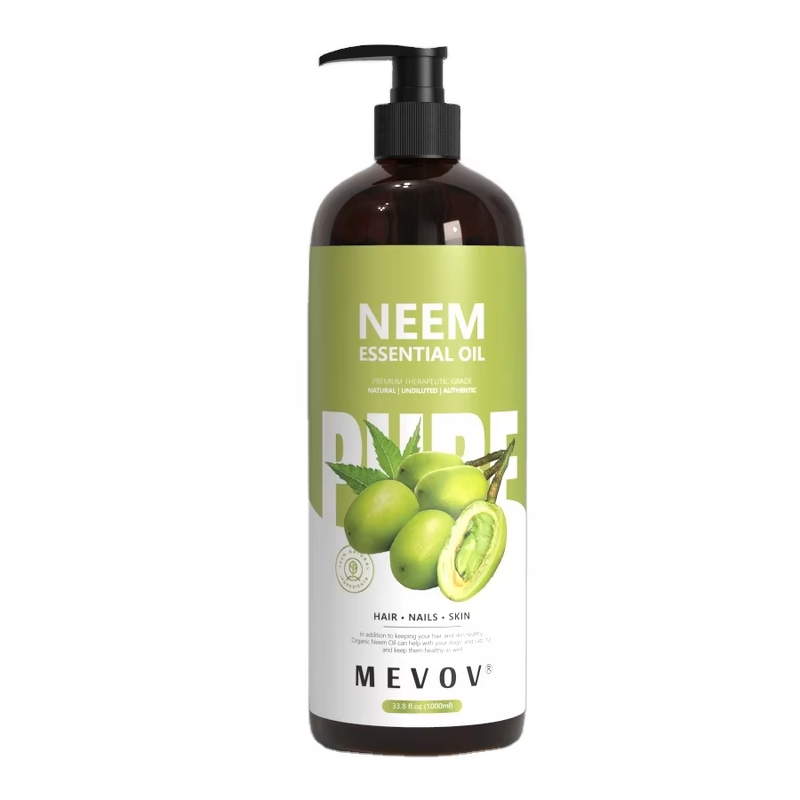 Neem Essential Oil - Manufacturer - Private Label 100% Pure Organic Hair Skin Easily Absorbed Oil