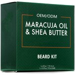 Beard Care Kit - Manufacturer - Private Label Conditioning Oil Balm Maracuja Oil Shea Butter