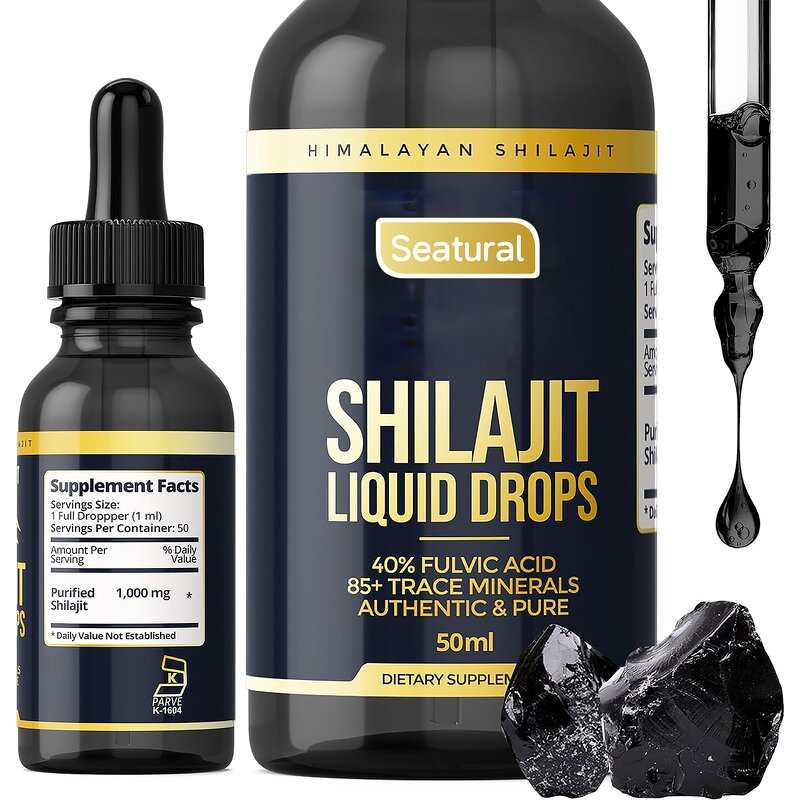 Shilajit Drops Manufacturer - Private Label Natural Pure Himalayan for Detox