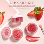 Lip Care Kit Manufacturer - Private Label Strawberry Mask & Scrub for Repair
