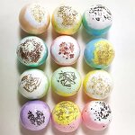 Bath Bomb Manufacturer - Private Label Vegan Flower Bubble Fizzy 12 Pcs Set