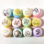 Bath Bomb Manufacturer - Private Label Vegan Flower Bubble Fizzy 12 Pcs Set