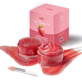 Lip Care Kit Manufacturer - Private Label Strawberry Mask & Scrub for Repair