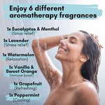 Shower Steamers Manufacturer - Private Label Natural Organic Aromatherapy Set of 6