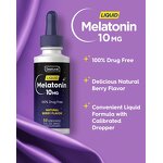 Melatonin Drops Manufacturer - Private Label Natural 10mg Berry Flavor