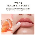 Lip Balm Kit Manufacturer - Private Label Peach with Mask & Sugar Scrub