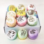 Bath Bomb Manufacturer - Private Label Vegan Flower Bubble Fizzy 12 Pcs Set
