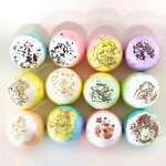 Bath Bomb Manufacturer - Private Label Vegan Flower Bubble Fizzy 12 Pcs Set