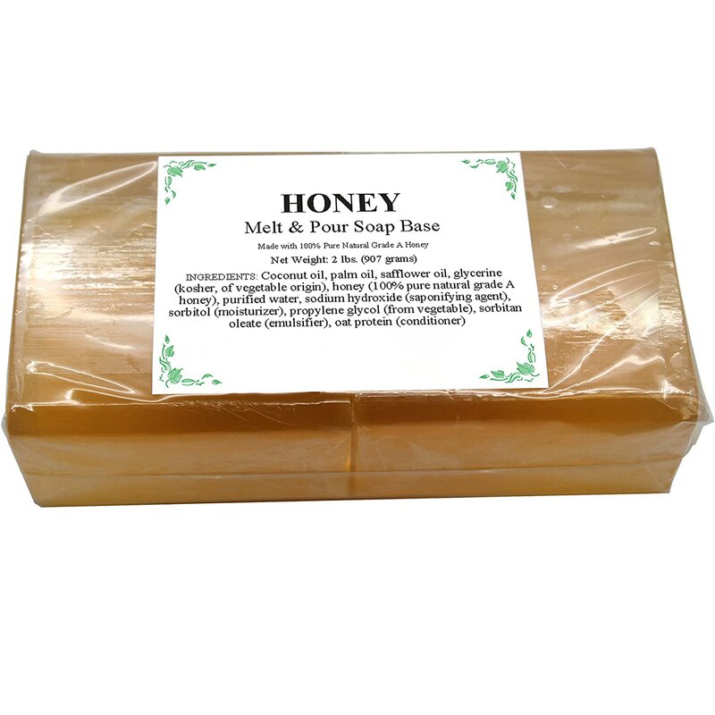 Honey Soap Base Manufacturer - Private Label Organic Natural 2 Lbs
