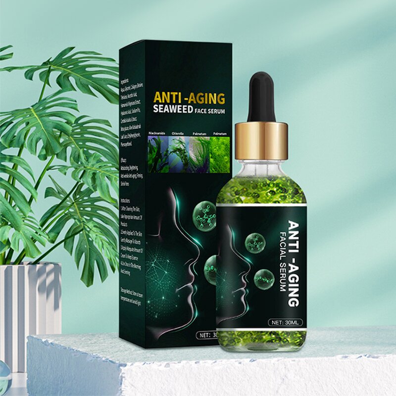 Seaweed Extract Serum - Manufacturer - OEM Organic Brightening Wrinkles Removal Facial Serum