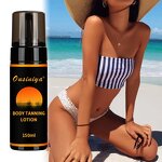 Sunless Self Tanner Foam - Manufacturer - OEM Organic Tan Spray Body Bronze Self Tan Mousse