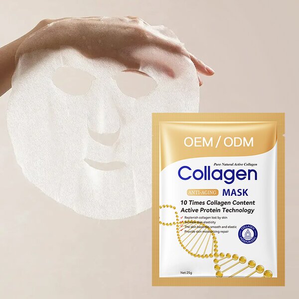 Collagen Vitamin C Mask - Manufacturer - Wholesale Custom Logo Whitening Anti-Wrinkle Facial Mask