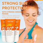 Waterproof Sunscreen Cream - Manufacturer - Hot Selling SPF60+ Sun Protection Moisturizer Sun Block