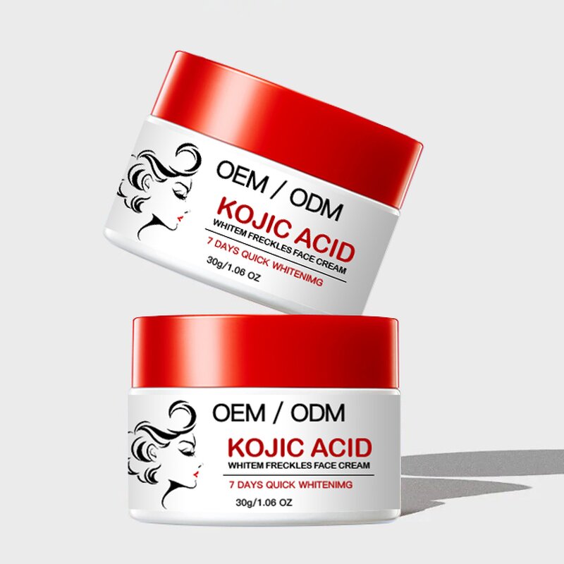 Kojic Acid Whitening Cream - Manufacturer - OEM/ODM Brightening Rejuvenating Reduce Melanin Face Cream