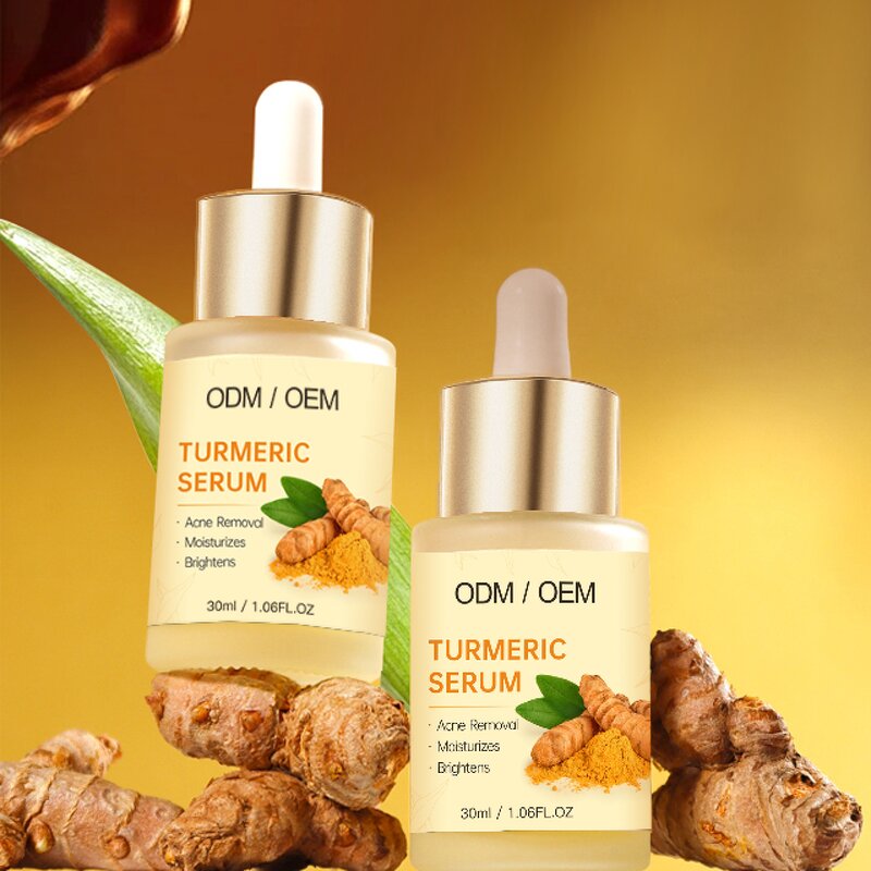 Turmeric Facial Serum - Manufacturer - Organic Brighten Soothing Anti Acne Hydrating Lighten Dark Spots