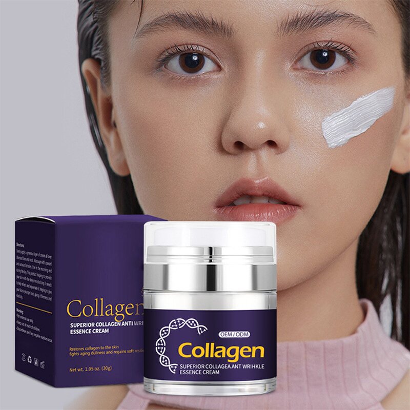Collagen Face Cream - Factory - Private Label Moisturizing Firming Anti Wrinkles Tightening Face Cream