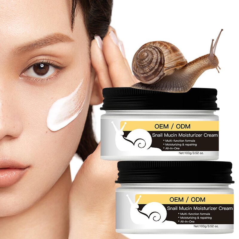 Snail Face Cream - Manufacturer - OEM Organic Snail Extract Deep Nourishing Skin Repair Cream