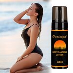 Natural Tanning Cream - Manufacturer - Private Label 200ml Sunbed Bronzing Tan Lotion Mousse