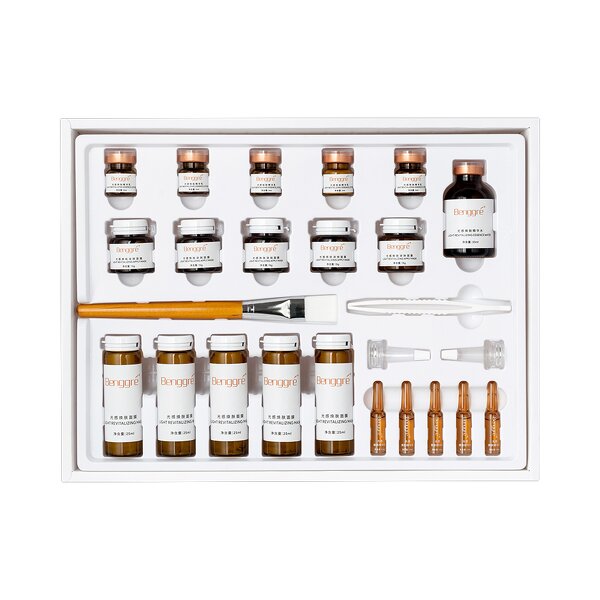 Vitamin C Turmeric Serum Set - Factory - Hydrating Niacinamide Face Whitening Skin Care Set