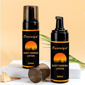 Sunless Self Tanner Foam - Manufacturer - OEM Organic Tan Spray Body Bronze Self Tan Mousse