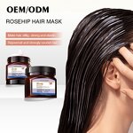 Rosehip Hair Mask - Manufacturer - Custom Repair Damaged Hair Collagen Soft Smoothing Nourishing