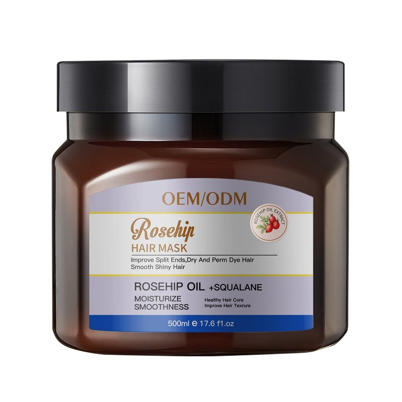 Rosehip Hair Mask - Manufacturer - Custom Repair Damaged Hair Collagen Soft Smoothing Nourishing
