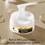 Snail Face Cream - Manufacturer - OEM Organic Snail Extract Deep Nourishing Skin Repair Cream