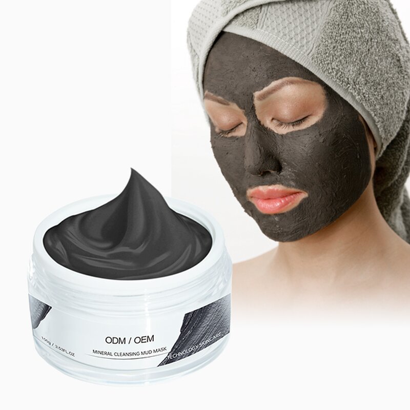 Bamboo Charcoal Mud Mask - Manufacturer - OEM Cleansing Hydrating Removing Blackheads Mineral Clay