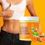 Turmeric Slimming Cream - Factory - Multifunctional Natural Organic Anti Cellulite Belly Weight Loss Hot Cream