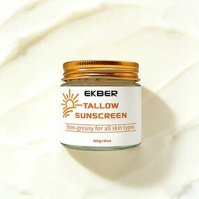 Honey Tallow Sunscreen - Manufacturer - EKBER Private Label Organic Waterproof Refreshing No Residue Sunscreen