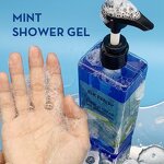 Blue Mint Body Wash - Factory - High Quality Private Label Organic Glycerin Daily Moisturizing Body Wash