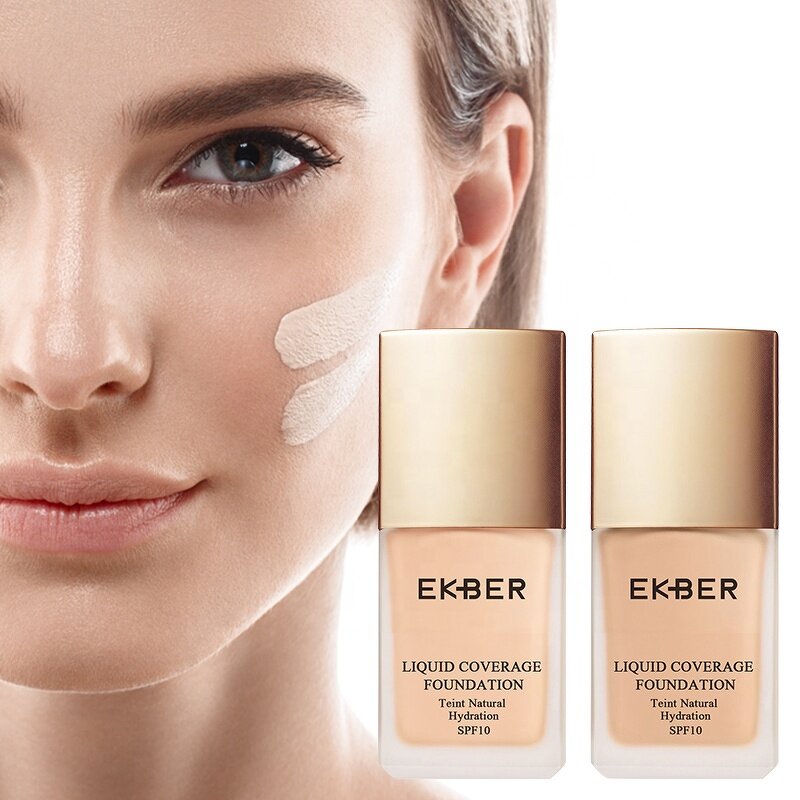 Liquid Foundation - Factory - Custom Logo Full Coverage for Black Women Waterproof Your Own Brand Makeup Foundation