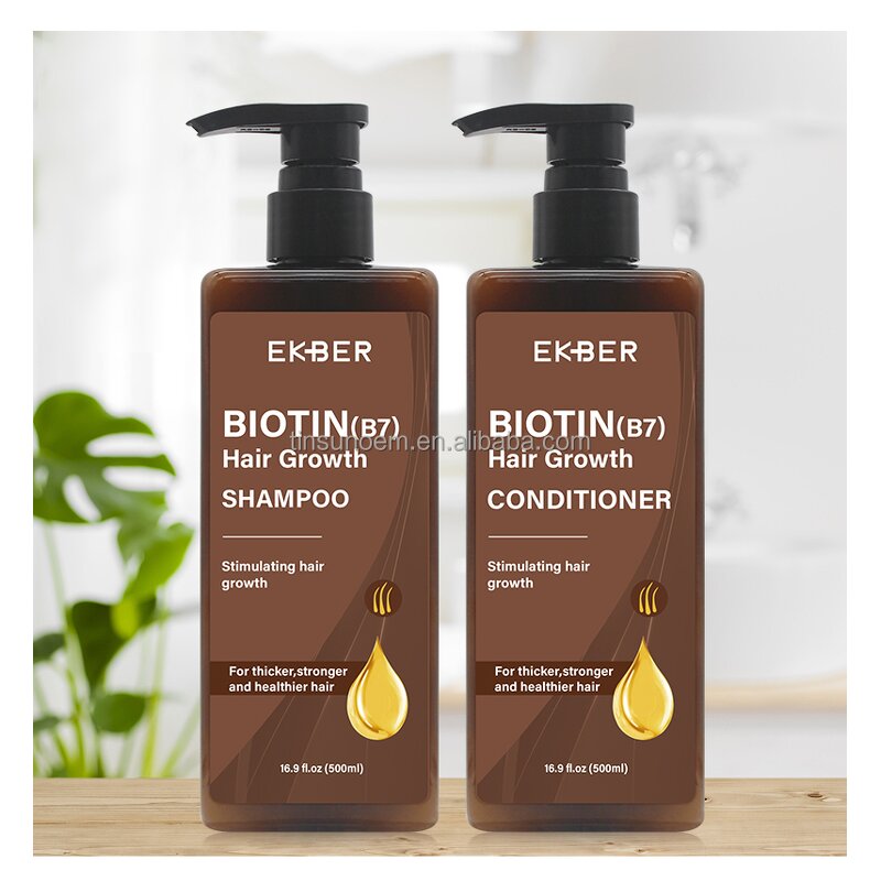 Argan Biotin Hair Set - Factory - Organic Coconut Moroccan Argan Oil Biotin Growth Shampoo Conditioner