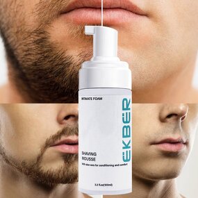 Beard Shaving Mousse - Factory - Manufacturer Facial Hair Shampoo Softening Shaving Cream Wash Foam Spray