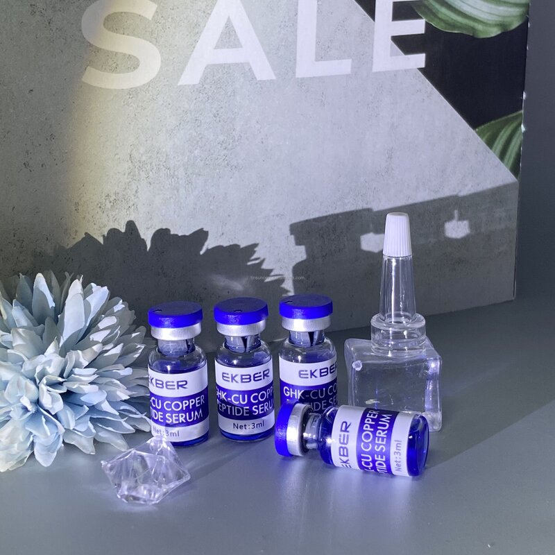 Blue Copper Peptide Serum - Manufacturer - EKBER Professional GHK-cu Firming Anti Wrinkle Skin Repair Serum