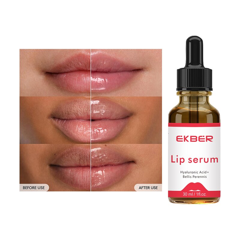 Korean Lip Plumping Serum - Factory - Customization Organic Collagen Hyaluronic Acid Repair Pink Lip Serum