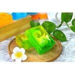 Organic Natural Soap - Manufacturer - EKBER Hot Selling Olive Coconut Oil Natural Flowers Colorful Handmade Soap
