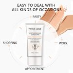 Liquid Foundation - Factory - Custom Logo OEM/ODM Organic Moisturizing Long Lasting Easy to Apply Makeup Foundation