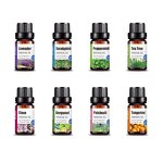 Essential Oil Set - Factory - Organic Pure Clove Eucalyptus Peppermint Tea Tree 10ml 30ml Body Massage Oil