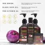 Onion Hair Care Set - Factory - Wholesale Private Label Onion Oil Keratin Hair Growth Fall Control Set