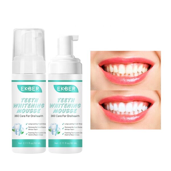 Teeth Whitening Mousse - Factory - Baking Soda Vibrant Cleansing Dental Mercero Tooth Stains Removal Mousse