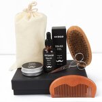 Beard Growth Kit - Manufacturer - Custom Logo Vegan Extract Organic Wholesale Best Beard Care Grooming Kit