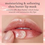 Vegan Lip Sleeping Mask - Factory - Private Label Moisturizing Pink Strawberry Lip Shape Beauty Mask