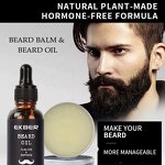 Beard Growth Kit - Manufacturer - Wholesale Silicone-Free Vegan Oil Relieve Itching Conditioner Men Gift Set