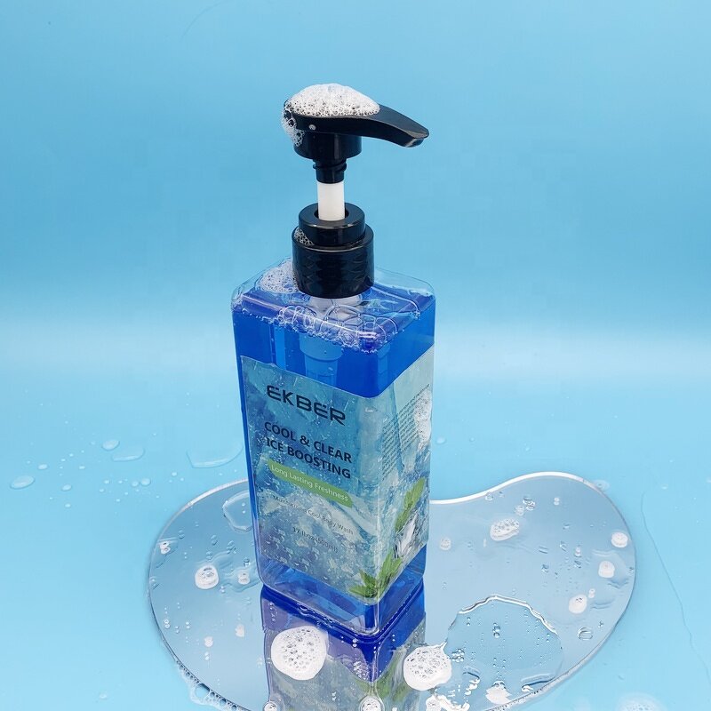 Blue Mint Body Wash - Factory - High Quality Private Label Organic Glycerin Daily Moisturizing Body Wash