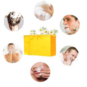 Chamomile Vegan Soap - Manufacturer - Hot Sale Flowers Whitening Anti-Allergy Moisturizing Face Body Soap