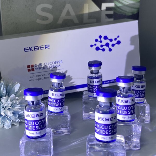 Blue Copper Peptide Serum - Manufacturer - EKBER OEM/ODM Private Label GHK-Cu Collagen Anti Age Face Serum