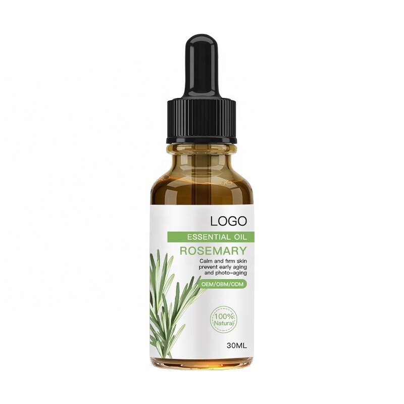 Rosemary Essential Oil - Factory - Private Label 30ml 100% Pure Hair Nail Skin Face Body Diffuser Oil