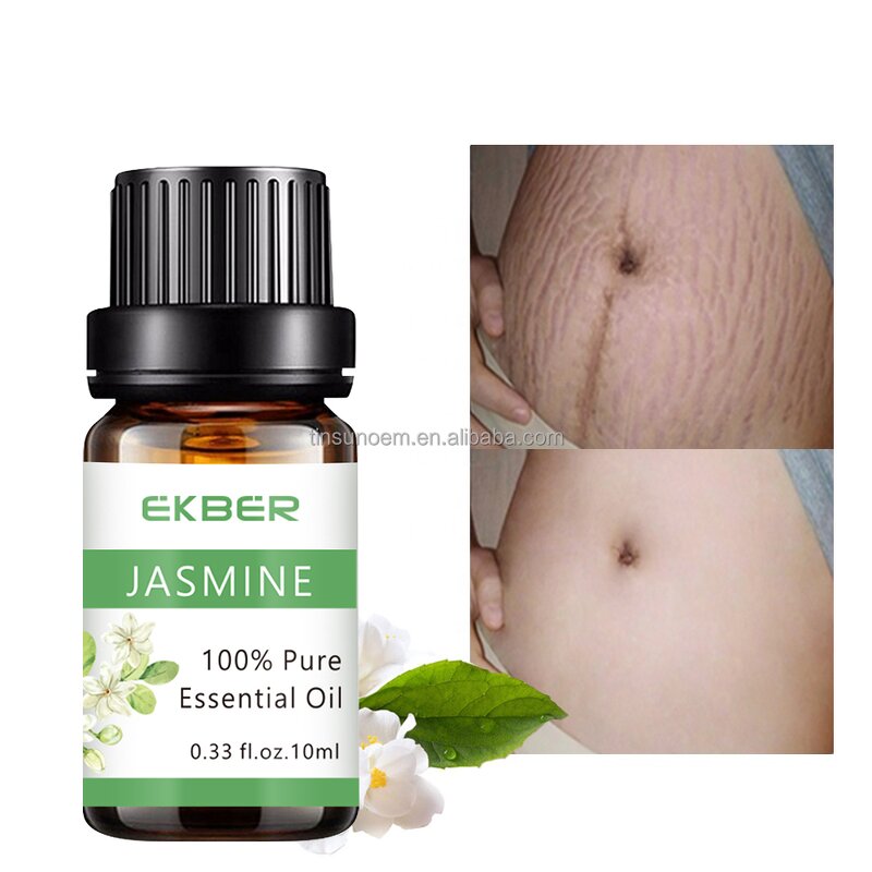 Jasmine Essential Oil - Factory - Wholesale Natural 10ml Bulk Skin Firming Moisturizing Body Care Massage SPA Oil