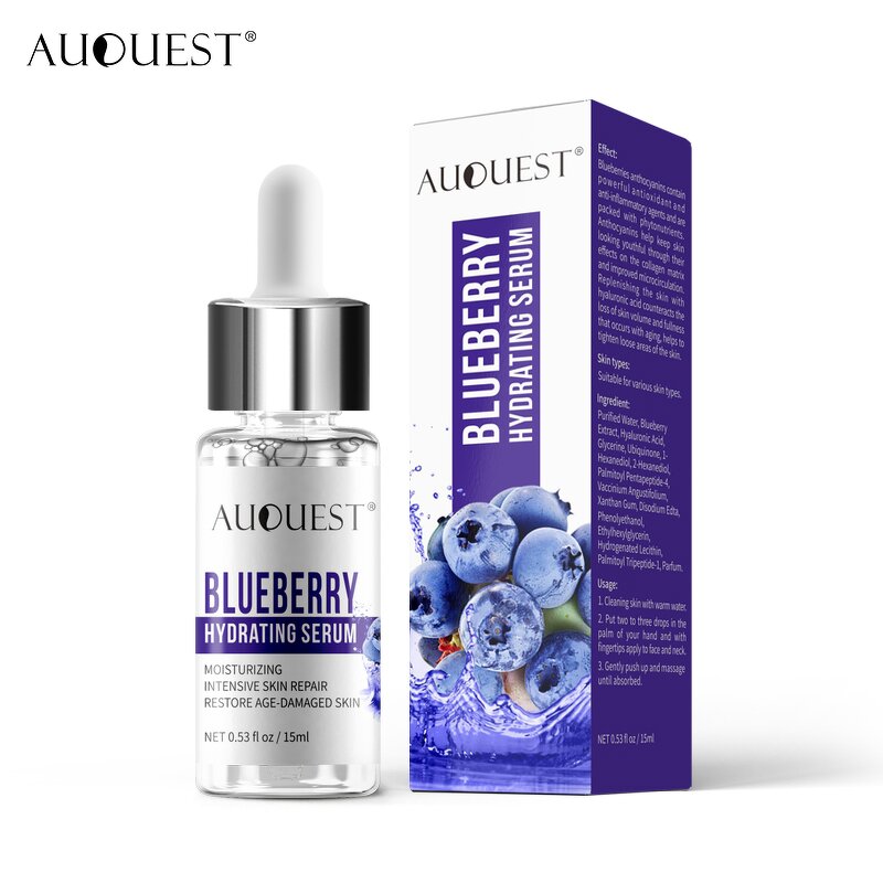Blueberry Serum - Factory - AuQuest Private Label Organic Anti Acne Oil Control Firming Whitening Serum
